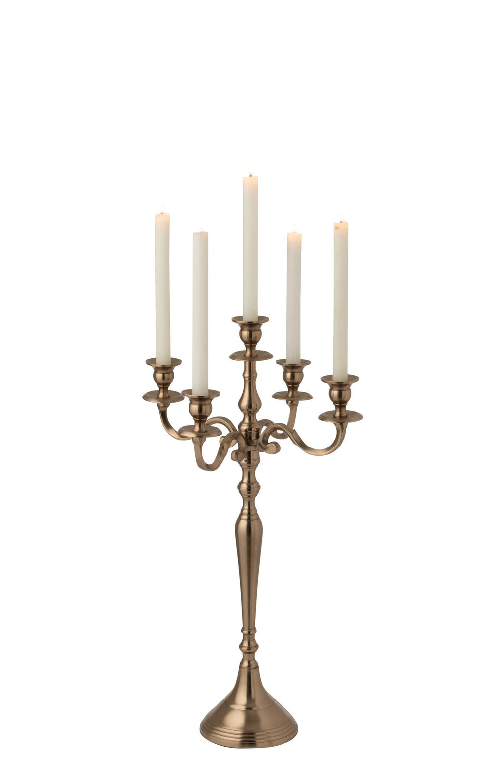 J-Line kaarshouder - aluminium - roségoudkleurig - S