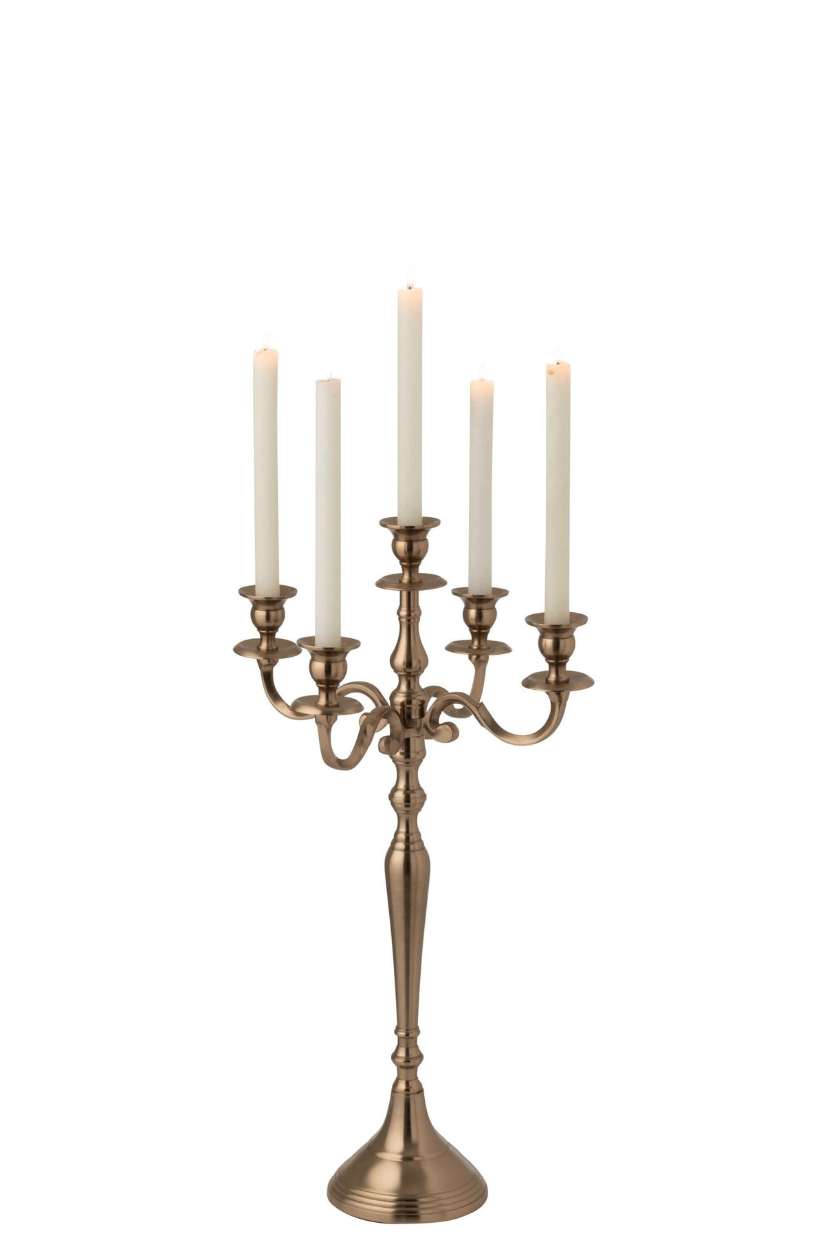 J-Line kaarshouder - aluminium - roségoudkleurig - S