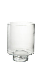 J-Line windlicht Recht - kaarshouder - glas - transparant