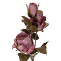 Kunstbloem Roos 70 cm Paars Kunststof