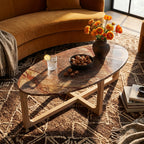 Marmeren salontafel Bizar - 120x60x38 cm