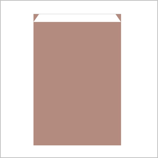 Vlak zakje – Rose - Poudre – 15 x 23 cm – 250 stuks