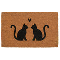 Deurmat Bruin Kokos Katten