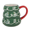 Mok Kerstboom 350 ml Groen Keramiek