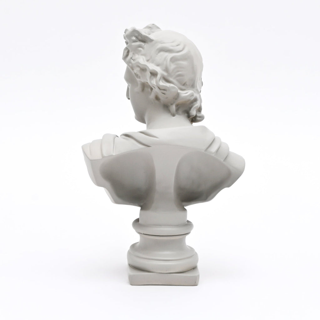 Apollo buste sculptuur – wit klassiek Grieks beeld voor elegant interieur