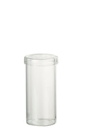 J-Line voorraadpot Lisa - glas - transparant - medium