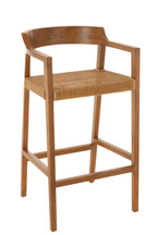 J-Line barstoel Emma - hout - bruin