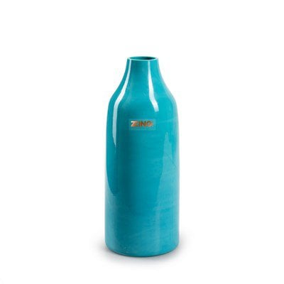 Zzing vaas 'abby' blauw h25 d10 cm