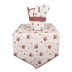 Tafelloper 50x160 cm Beige Katoen