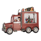 Kerstdecoratie met LED-verlichting en muziek Auto 28x10x21 cm / 3xAA Rood Kunststof