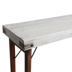 Console tafel wit opklapbaar
