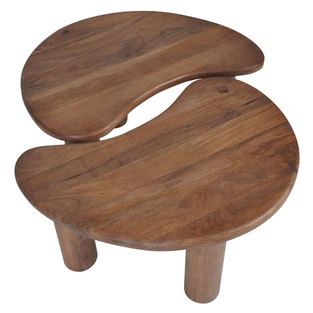 Salontafel Lina - Mangohout - Set van 2