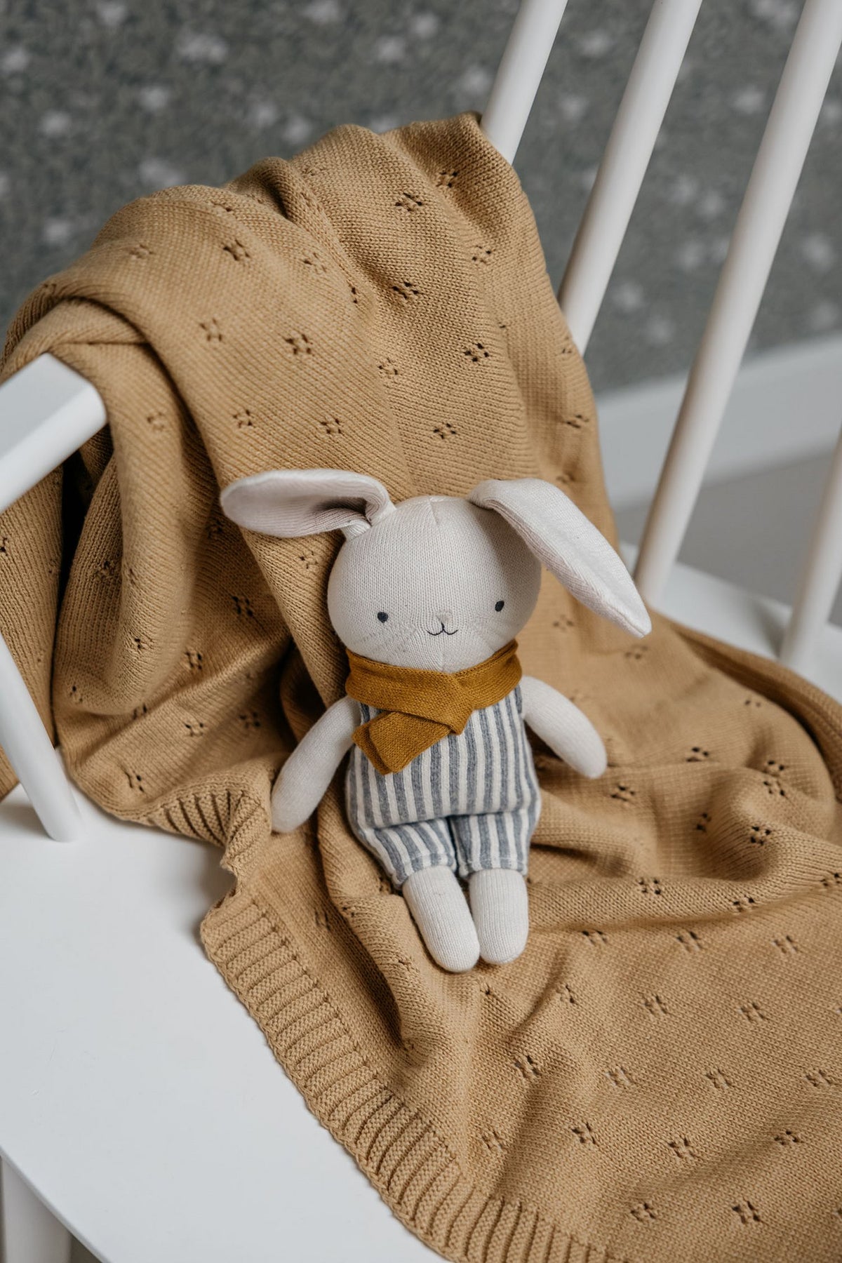 Gebreide speelgoed, babycadeau, konijn otja