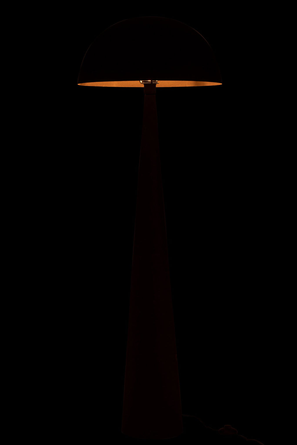 J-Line lamp Paddenstoel - metaal - zwart
