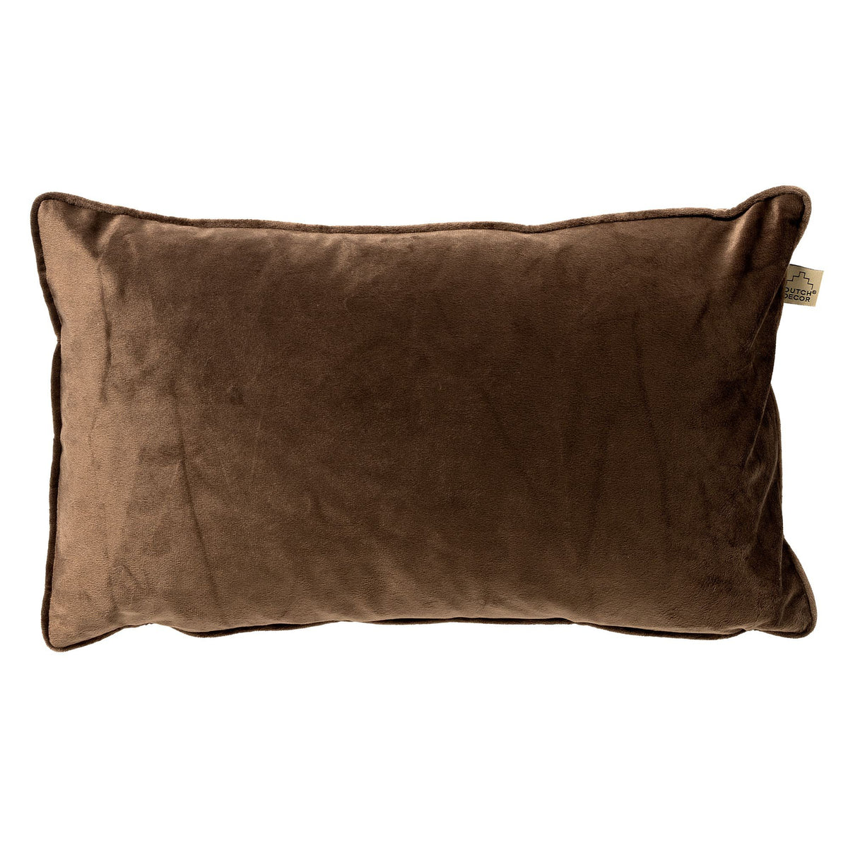 Dutch Decor Finn - Kussen 30x50 cm - Fluweel - Chocolade Martini - Bruin
