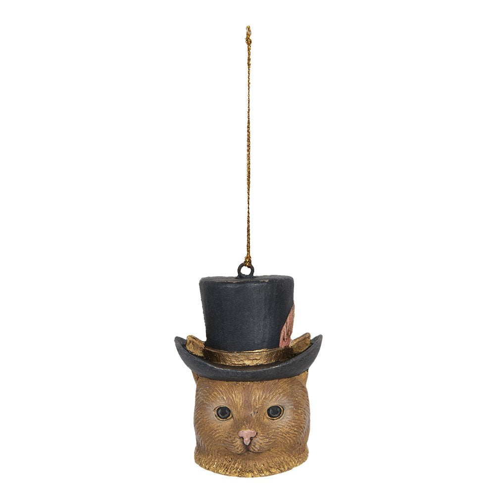 Decoratie hanger kat 6x6x8 cm