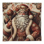 Sierkussen Beige Synthetisch Kerstman Kussenhoes met Kussenvulling