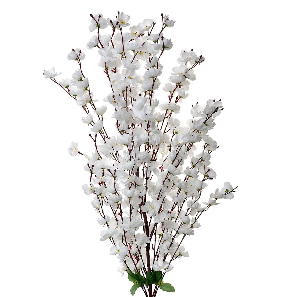 Kunstbloem 100 cm Wit Kunststof