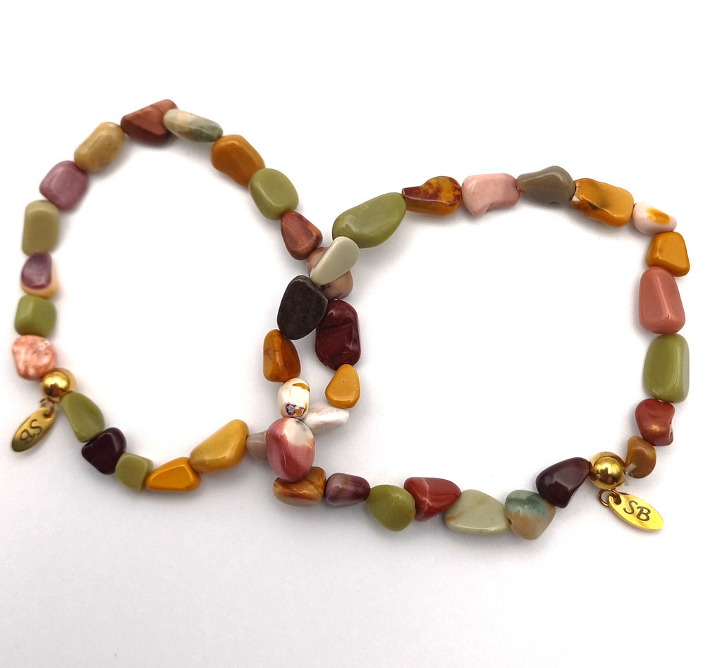 Ketting van Alashan Tuimelde Agaat