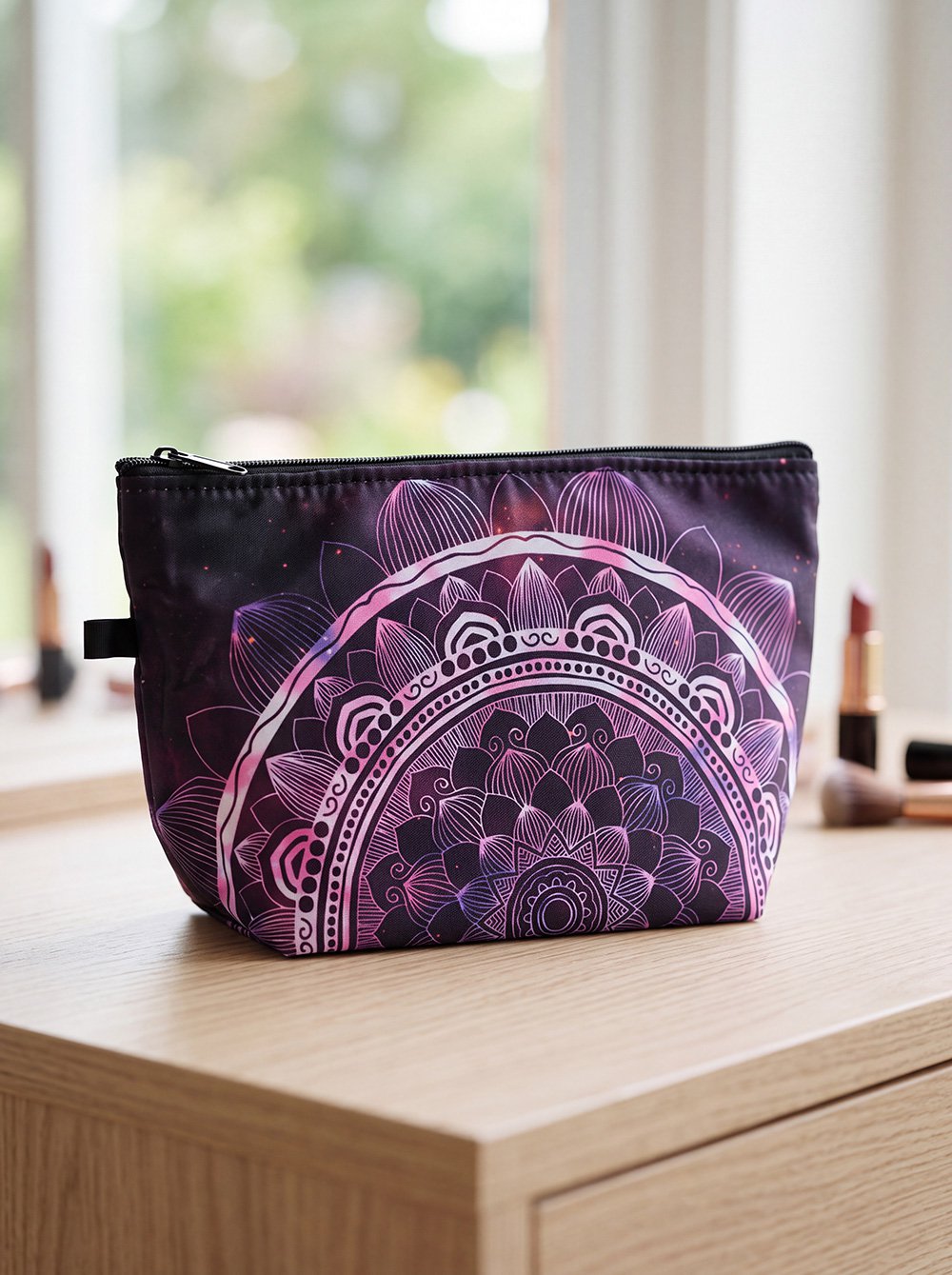 Toilettas Dames 22x13x18 cm Zwart Synthetisch