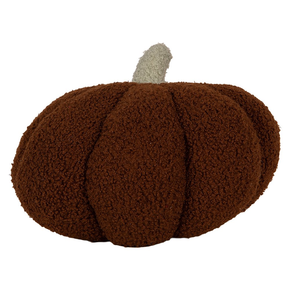 Decoratie Pompoen Ø 30x18 cm Bruin Polyester