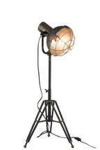 J-Line vloerlamp Spothlight - metaal - grijs