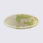 Gouden ovaal medium nieuw 53x22 goud en groen