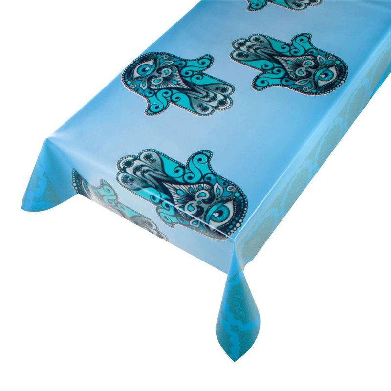 Hamsa Tafelzeil blauw 140cmx20mtr
