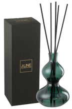 J-Line geurolie cedar Breeze - glas - donkergroen - large
