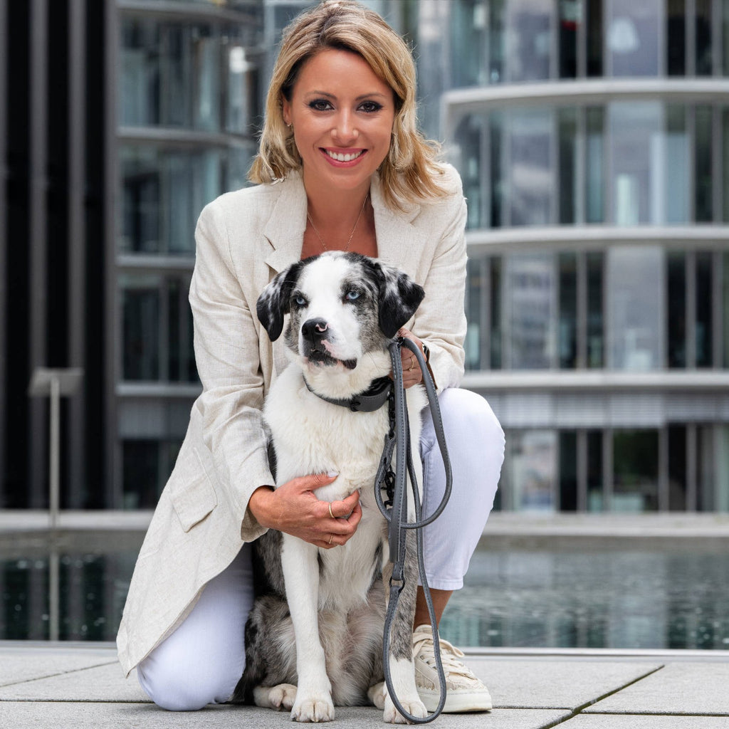 Laboni Amici – Rondgestikte leren riem