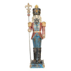 Beeld Notenkraker 31x23x99 cm Blauw Kunststof