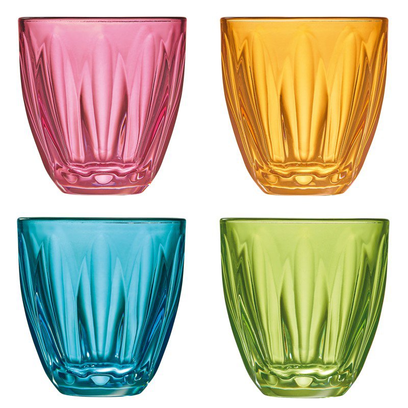 Lily beker 4 kleuren set/4
