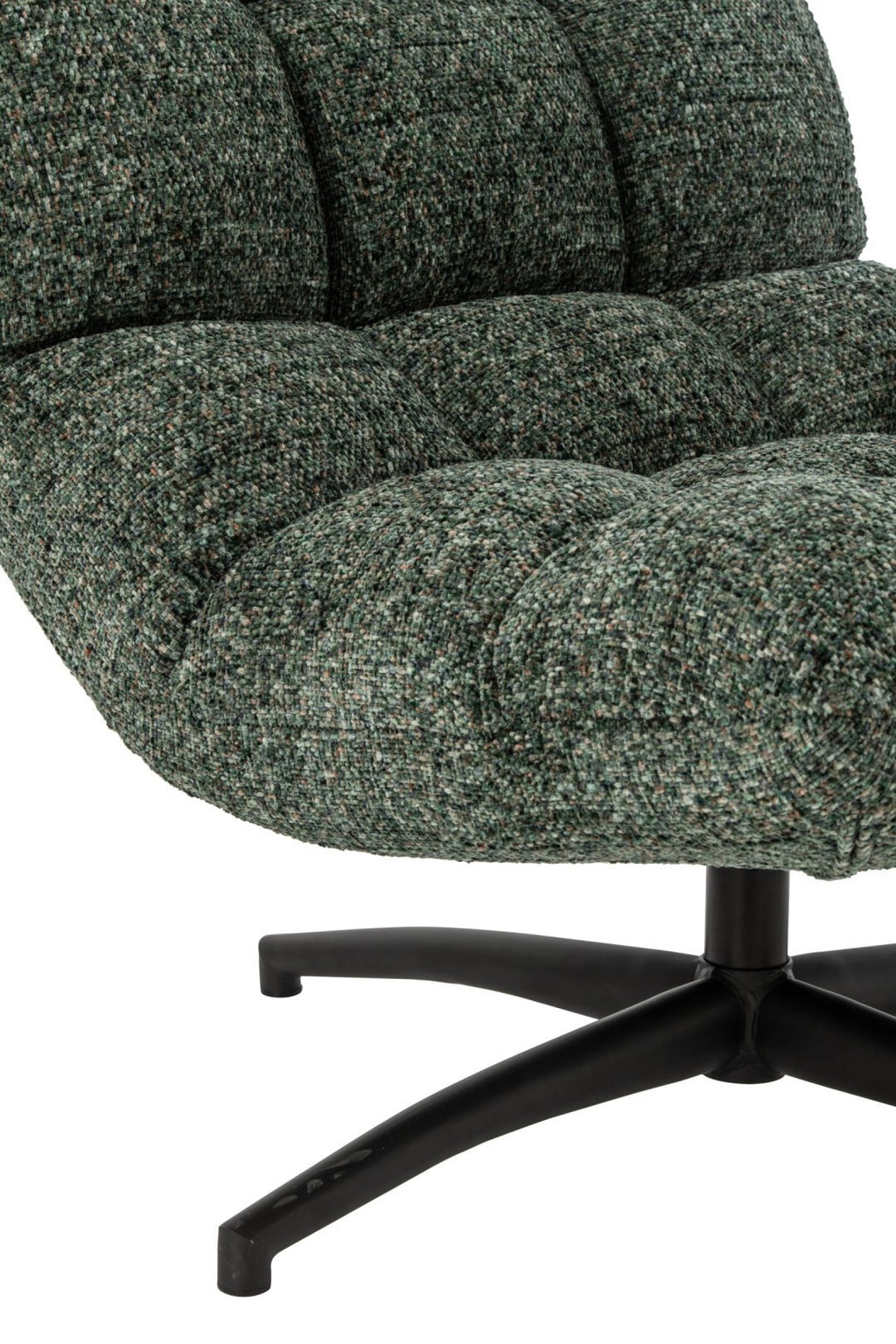 J-Line Gestoffeerde chaise longue - stof - smaragdgroen