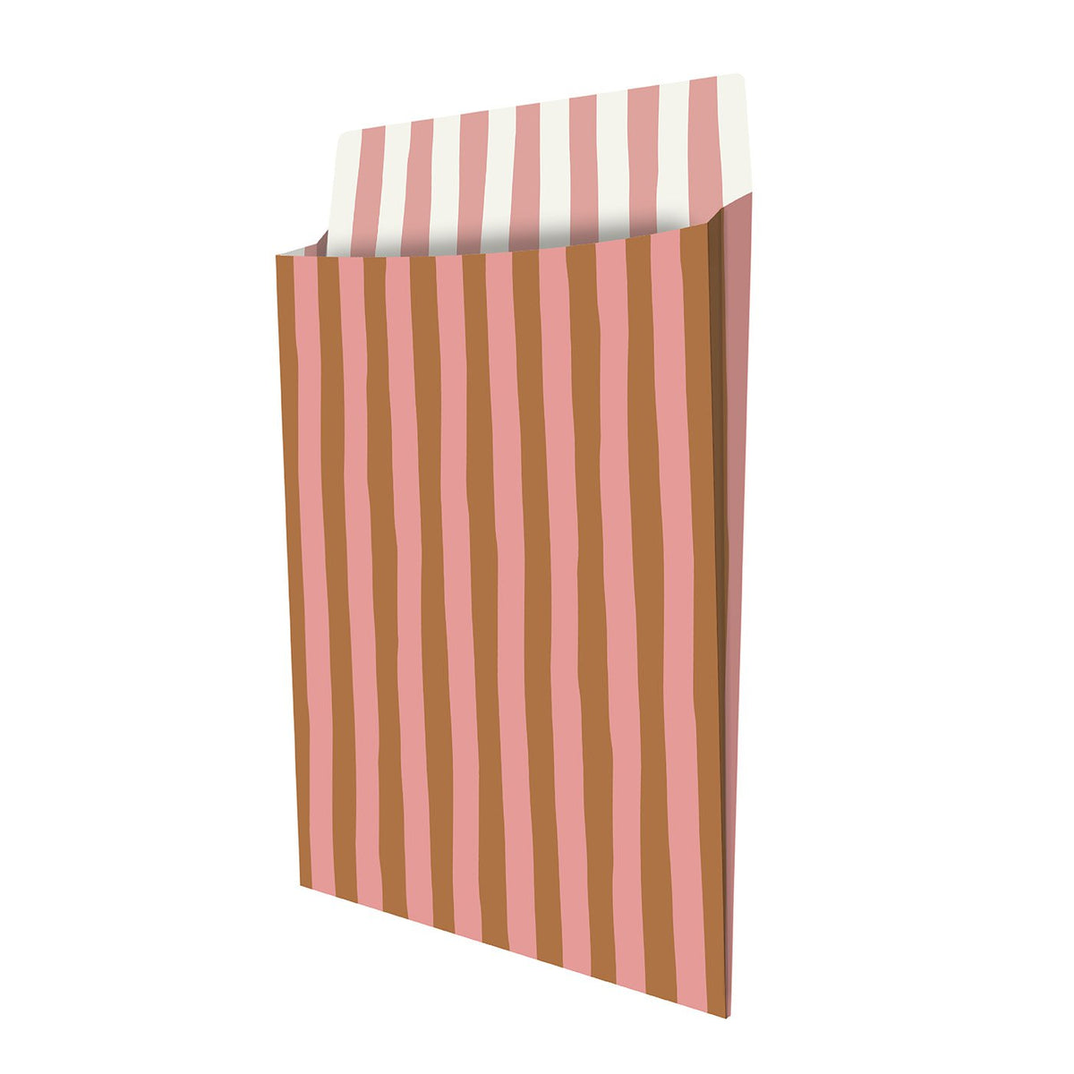 Lazy Stripes - Tijdschriftenzakken – 25×34+4cm 100st