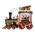 Kerstdecoratie met LED-verlichting en muziek Trein 31x10x24 cm / 3xAA Rood Kunststof
