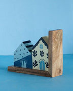 Book Nook Hanpdainted Boekensteunen - Set van 2