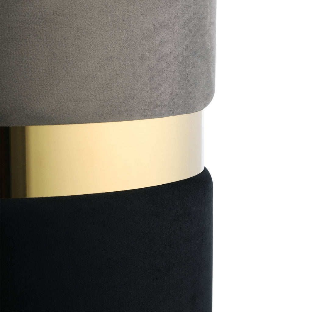 Hocker Mashike Zwart 36x44 cm