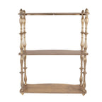 Wandrek 60x22x76 cm Goudkleurig Metaal