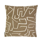 Roy Chenille Jaquard Kussen taupe 45x45cm