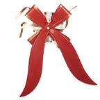 Kerstdecoratie Beeld 30x6x38 cm Rood Metaal