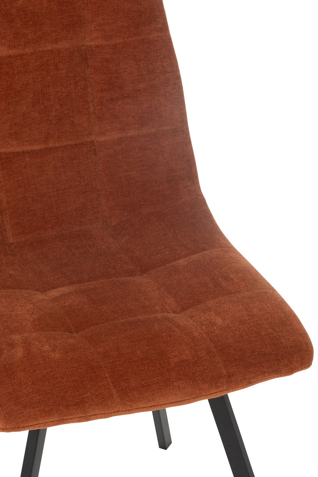 J-Line Eetstoel Clark Metaal/Polyester Roest