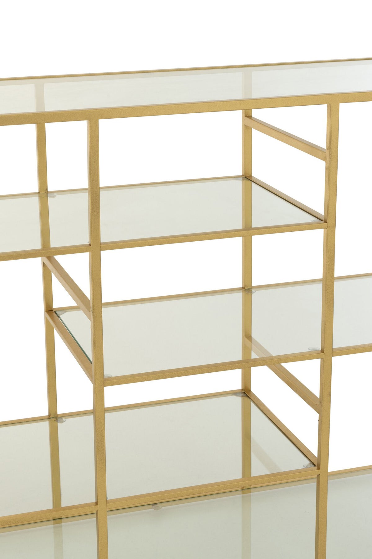 J-Line console - ijzer/glas - goud