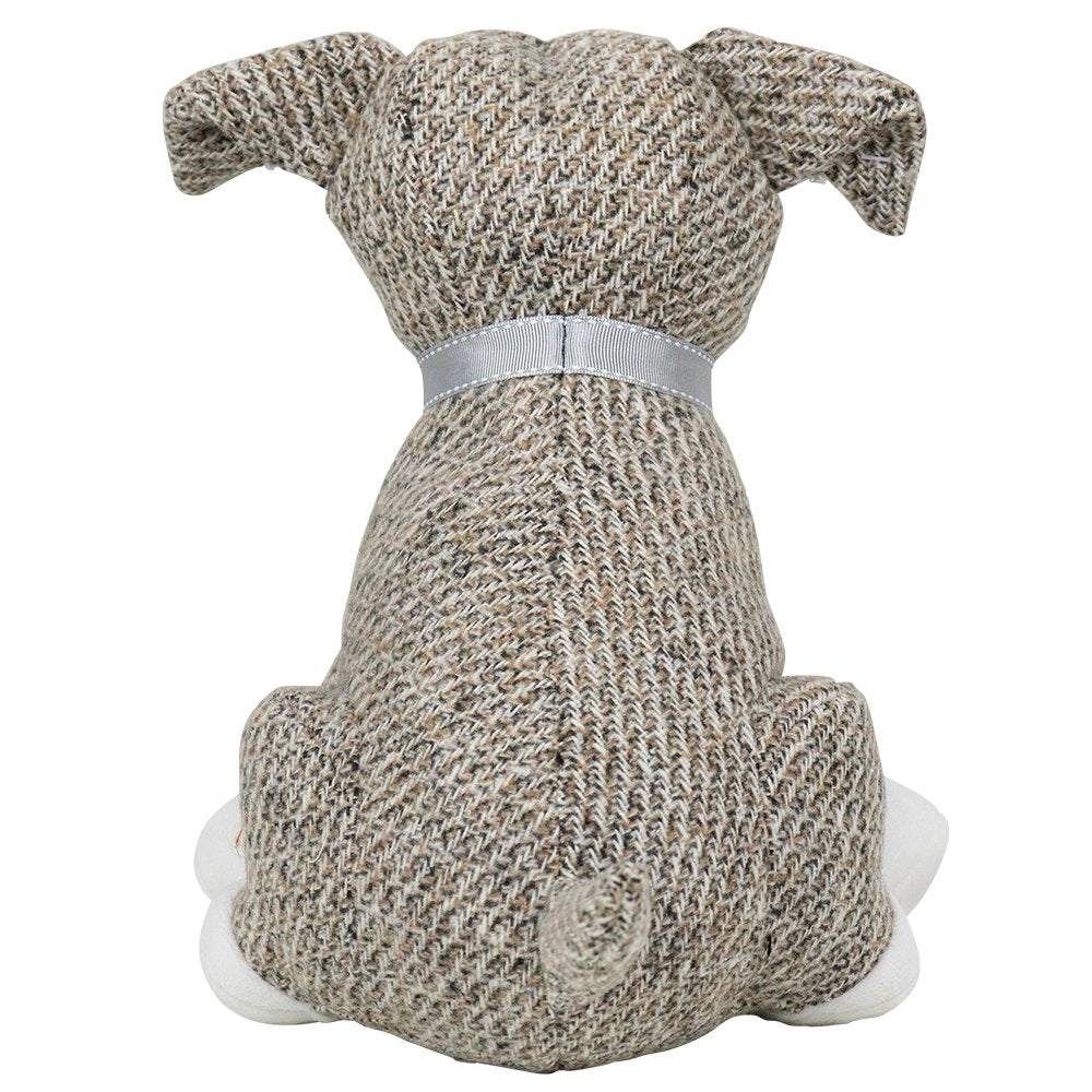 Deurstopper hond zit ruit 21x16x26 cm