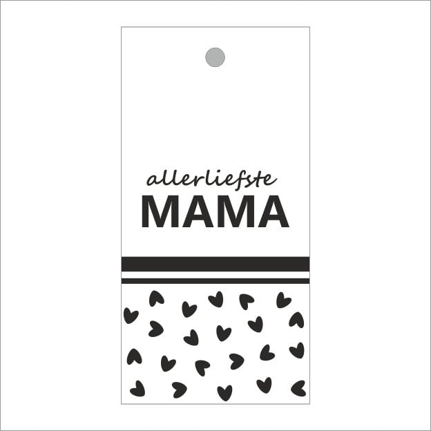 Cadeaukaartjes - Allerliefste mama - 20 stuks