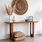 Bullnose mangohouten sidetable Chamfered