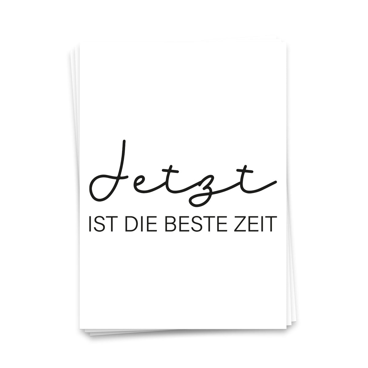 Nu is de beste tijd - ansichtkaart 10 set