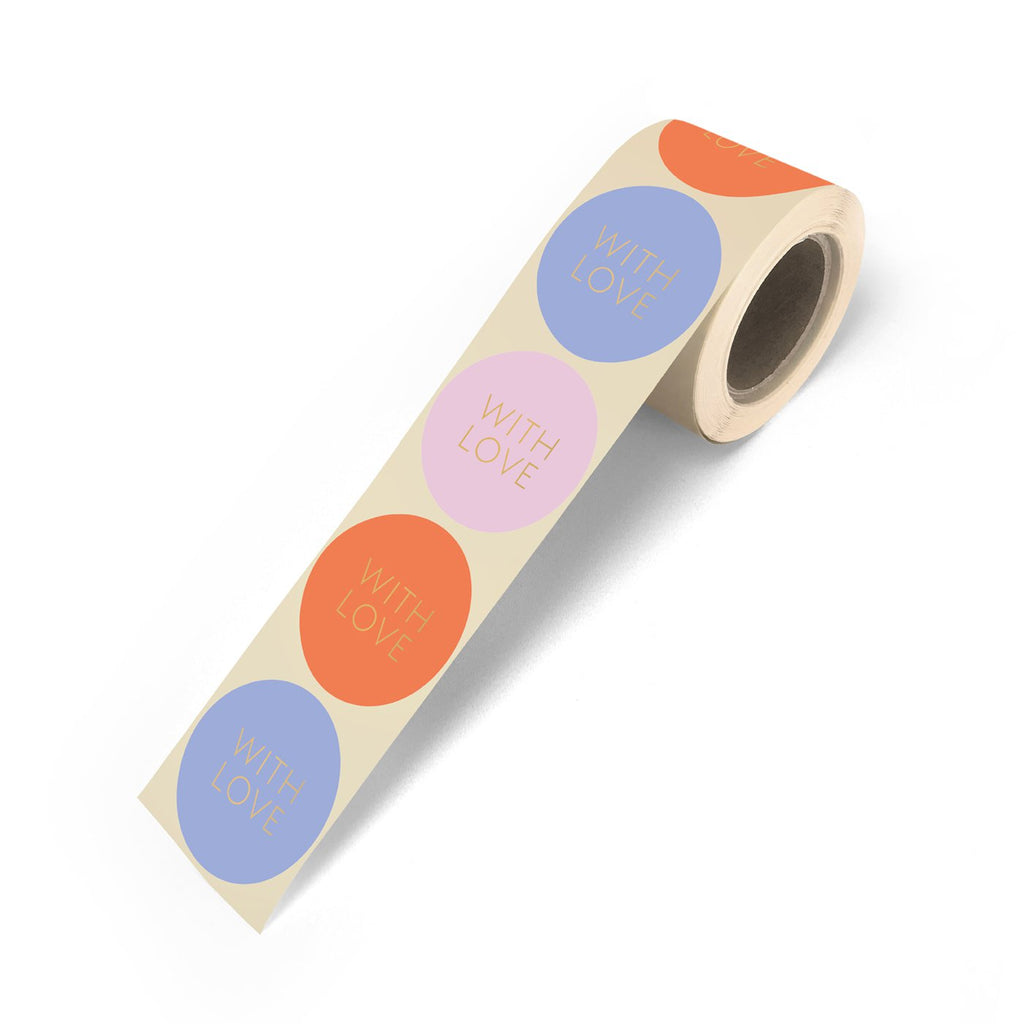 Spring '25 Text cadeaustickers op rol - 500 stuks