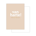 Voorjaar '26 minikaartjes - 20 stuks - text - sand