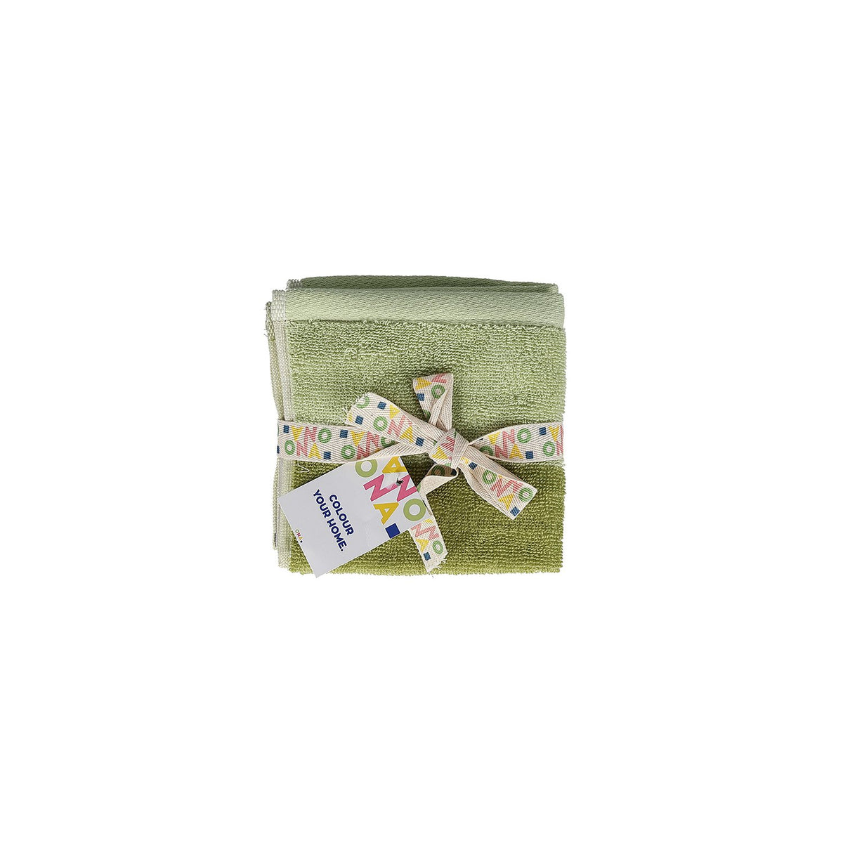 Gastendoekje 30x30cm pistachegroen Pixie - Set van 2