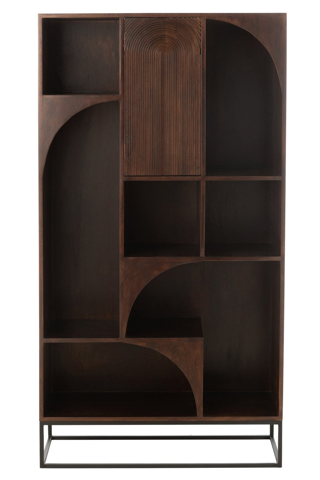 J-Line Rek Mode Mango Hout/Mdf Bruin
